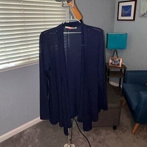 XL women’s navy blue cardigan
